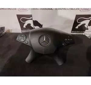 Подушка безопасности (AIRBAG) водительская, Mercedes Мерседес C-Class седан (W204) (01.07 - 14)